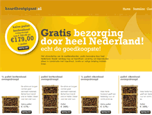 Tablet Screenshot of haardhoutgigant.nl